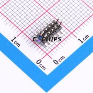 HX PZ1.27-2x6P TP-D Pin Header SMD,P=1.27mm Connector ( Pin Structure: 2x6P )( Pitch: 1.27mm )( Row Spacing: 1.27mm ) - Product Image 1