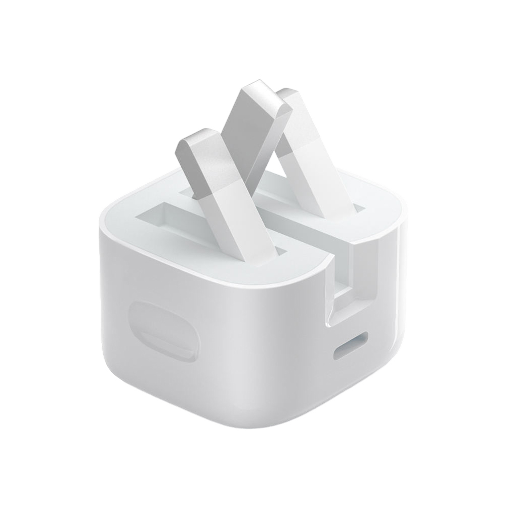 White -  UK Plug ( Charger+ box)