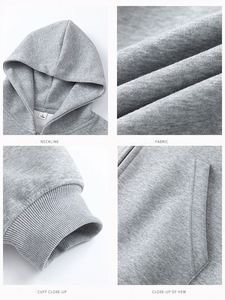 Sudaderas con Cremallera Personalizadas con Logotipo 2026, 420 Gramos, Sudaderas con Cremallera Extra Grandes de Felpa de Algodón Grueso de Alta Calidad - Product Image 4
