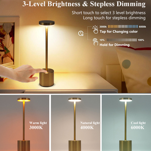 Bắc Âu không dây nhà hàng cảm ứng bảng ánh sáng hiện đại sang trọng USB không dây có thể sạc lại LED bàn bảng đèn - Product Image 6