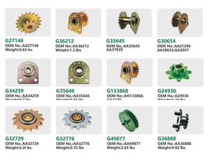 Pignone a catena AA35645 con cuscinetto per ricambi macchine agricole - Product Image 4