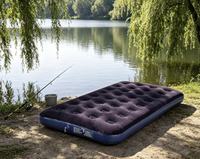 Matelas Gonflable Robuste Queen Size Facile à Ranger, Matelas Pneumatique Gonflable Queen de 24 Pouces, Lit Gonflable Queen Size
