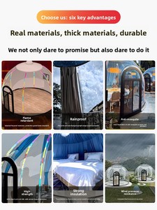 Tente Sphérique Anti-moustiques pour Camping en Plein Air, Hôtel, Gîte, Restaurant, Bar, <span class=keywords><strong>Pub</strong></span>, Zone Scénique, Populaire sur Internet - Product Image 3