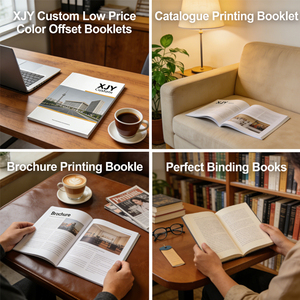 Impresión de Catálogos y Folletos a Color con Offset Personalizados XJY a Bajo Precio, Impresión de Folletos con Encuadernación Perfecta - Product Image 4
