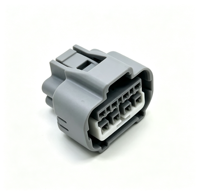 Connecteur Électronique Étanche 8 Broches Femelle pour Phare Xénon 25A avec Boîtier ABS et Nylon 7283-7080-40