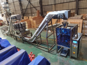 Multihead định lượng máy đóng gói sản phẩm đông lạnh thịt bóng bánh bao Cá Bóng gà Nugget máy đóng gói thịt - Product Image 2