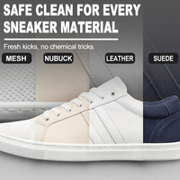 Kit de nettoyage de chaussures OEM 8 pièces avec embauchoirs et détachant pour taches de chaussures