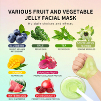 Masque en gel pour le visage, masque en gel professionnel au collagène, masque en gel peel-off pour le visage, poudre hydratante en profondeur, soin de la peau, spa à domicile