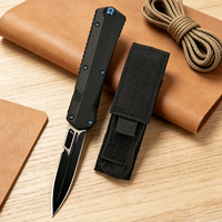 Couteau de chasse portable en acier D2 avec manche en alliage d'aluminium T6 et fibre de carbone, outil de survie en jungle, outil de poche EDC