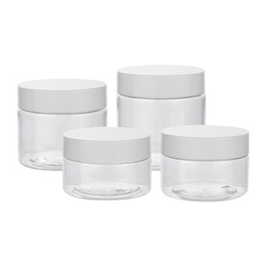 Pot en plastique transparent de soins de la peau cosmétiques de 50g 60g 80g 100g pour le beurre de corps - Product Image 1