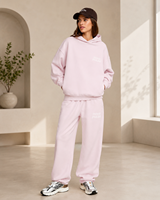 Sweat à capuche polaire épais et décontracté pour femme, coupe oversize, personnalisable, chaud et confortable, idéal pour ensemble de survêtement – Vente en gros