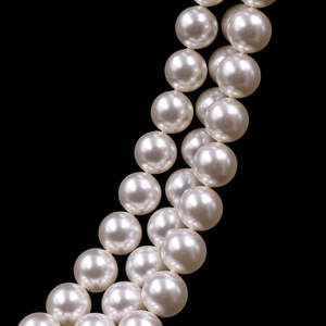 18 mét pha lê trắng <span class=keywords><strong>Loose</strong></span> ngọc trai đối với trang sức làm 650 số lượng lớn Glass Bead bởi chuyên nghiệp Glass Bead các nhà sản xuất - Product Image 5