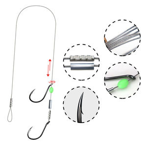 Ensemble <span class=keywords><strong>de</strong></span> pêche Sabiki ALPHA Luminous Mackerel à double hameçon avec fil <span class=keywords><strong>de</strong></span> pêche en eau salée - Product Image 3