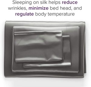 Juego de funda de edredón de seda de morera de 19mm, sábanas de tela fresca de todos los lados para dormitorio, hogar y uso en Hotel, sueño refrescante - Product Image 6