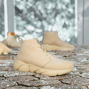 Goedkope herfst hoge sneakers, ademend, waterdicht, zwart, heren casual veterschoenen Cloud Rock <span class=keywords><strong>WP</strong></span> - Product Image 2