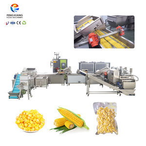 Chaîne de traitement des grains de maïs : Machine de décorticage, blanchiment et séchage à air pour maïs doux, conception industrielle - Product Image 1