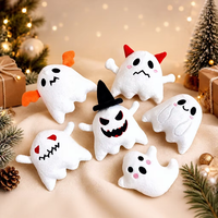 Mainan Boneka Hantu Halloween Lucu Mini Boneka Hantu Isi Lembut Dekorasi Meja Halloween Hadiah Pesta Hadiah Liburan