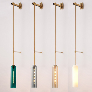 Long Pendant <b>Light</b> Led Wall Lamp Single Head Chandelier For Hotel Lobby <b>Corridor</b> Passage Lighting - Product Image 2