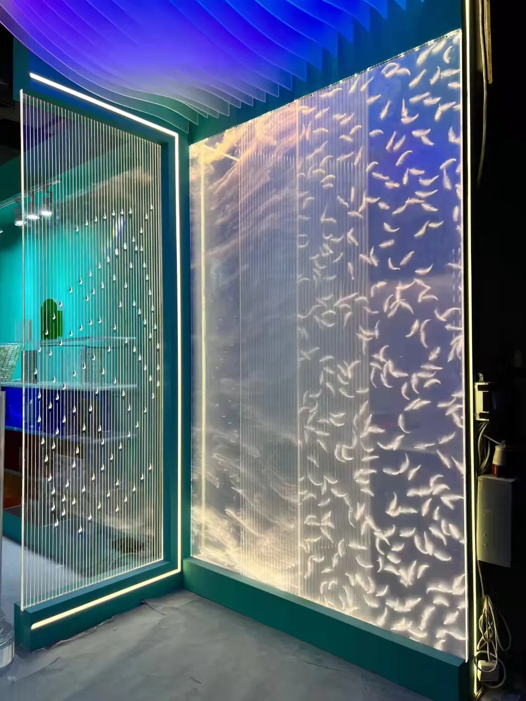 3フォーム装飾壁パネルマレーシア新素材アクリル形プラスチックシート室内装飾用