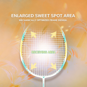 Superior Carbon Fiber 3U Heavy Power Light Weight High Quality <b>Badminton</b> Racket Aero Dynamic Built-In T-Joint Competitive Play - Product Image 3