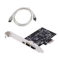PCI-E 1X 1394 Kartu Pengambilan Video DV HD Internal Bebas Driver Model XH-VT6315 10/100/1000Mbps VIA Suku Cadang Perbaikan Stok