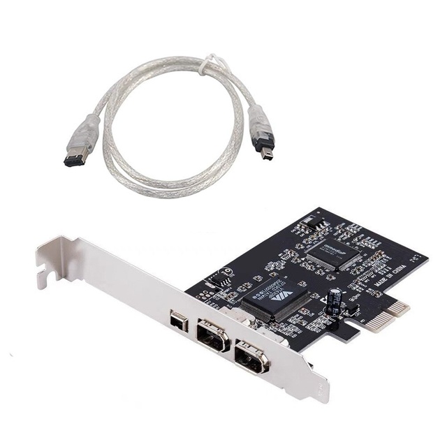 PCI-E 1X 1394 Internal DV HD Video Capture Card Driver-free Model XH-VT6315 10/100/1000Mbps VIA Stock Repair Parts