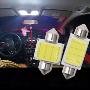 YOBIS Festoon – ampoule LED de Type Cob <span class=keywords><strong>12</strong></span> puces de couleur blanche pour toit de voiture, lampe d'intérieur Auto 12V - Product Image 5
