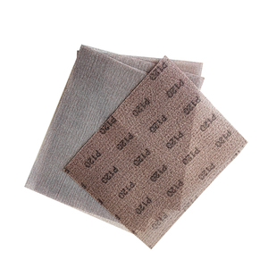 70*198mm Brown/White Rectangle Hook Loop Dust Free Mesh Aluminum Oxide P80-P1000 Grit Sanding Screen Abrasive Net Disc <strong>Sandpaper</strong> - Product Image 4