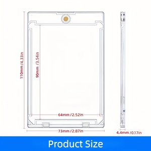 ซองใส่การ์ดแม่เหล็กแบบใสพิเศษ 35PT Premium SKYJOY Ultra Transparent One Touch พร้อมมุมเพชร ป้องกันการ์ดอย่างแข็งแรง สำหรับการ์ดสะสม - Product Image 3