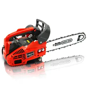 Tree Cutter Machine Gas Chainsaw 12 inch Chain Saw Gasoline 25.4CC 2-Cycle Top Handle Chainsaw