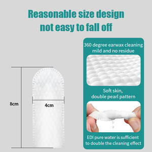 Toallitas de limpieza de oídos para mascotas de primera calidad, cunas desechables para dedos, suaves, hipoalergénicas, seguras, recomendadas para veterinarios, toallitas para el cuidado de los oídos de perros y gatos, rutina - Product Image 5