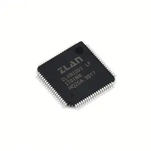 W5500 ZLAN1003 QFP 산업용 직렬 대 이더넷 단일 칩 UART-TCP/IP TTL IoT 직렬 서버 IC 칩