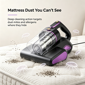 Portable 450W Brushless Motor UV Lamp Strong Suction Dust Mite Mattress Vacuum Cleaner for Bed <b>Pillow</b> Portable Dust Mite Remover - Product Image 1