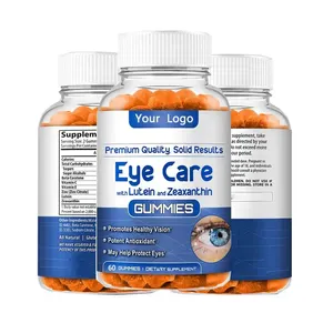 Private Label Vitamin Eye Supplement With Zeaxanthin Lutein Gummy for Improve Eyesight