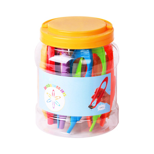 Éducation Pince à épiler en plastique colorée sans odeur pour enfants Outils d'étude de grande taille Expérience scientifique Exercice Hands-on Skills - Product Image 3