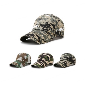 Custom High Quality Adjustable Baseball <b>Cap</b> <b>Camo</b> 6 Panel Tactical Hat - Product Image 1