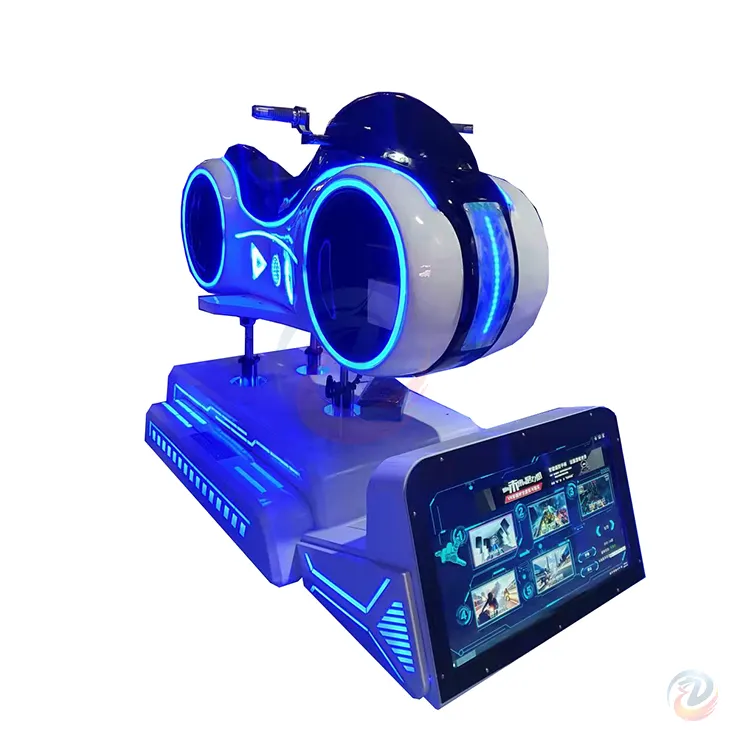 VR זירת 9D מירוץ רכב מציאות מדומה סימולטור VR אופנוע 9D VR ארקייד אופנוע משחק מכונת