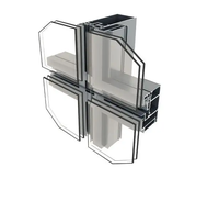 Centro de Mecanizado CNC de 4 Ejes con Mesa de Trabajo de 7000 mm, Máquina de Fabricación de Perfiles de Aluminio para Muros Cortina