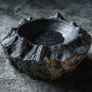 Design del <span class=keywords><strong>cratere</strong></span> del posacenere in resina ispirato al <span class=keywords><strong>cratere</strong></span> WeiVista con Texture di Lava pietra nera guarda <span class=keywords><strong>il</strong></span> produttore di ciotole per fumatori - Product Image 1