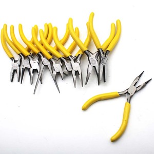 Mini alicates de 4.5 pulgadas de acero con alto contenido de carbono, de punta fina, diagonales y curvos, para herramientas de joyería DIY. - Product Image 3