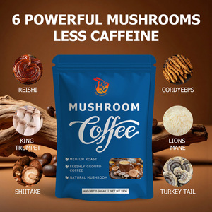OEM ODM Café Instantáneo Orgánico en Polvo con Hongos Reishi y King Trumpet, Suplemento Dietético para el Apoyo Cognitivo y la Concentración - Product Image 5