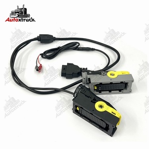 Cable de prueba de diagnóstico de ingeniería de alta resistencia compatible con herramientas de programación de ECU, negro, 12V, para camiones OLIVER - Product Image 2