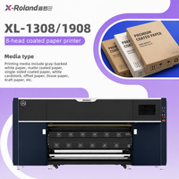 Imprimante numérique X-Roland, largeur de travail 1300 mm, 8 têtes I3200, plateforme chauffante, imprimante pour papier couché, impression sur papier kraft