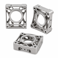Support de capteur de vision en alliage d'aluminium AlSi10Mg, cadre optimisé en termes de topologie, composants métalliques de précision industrielle, impression 3D