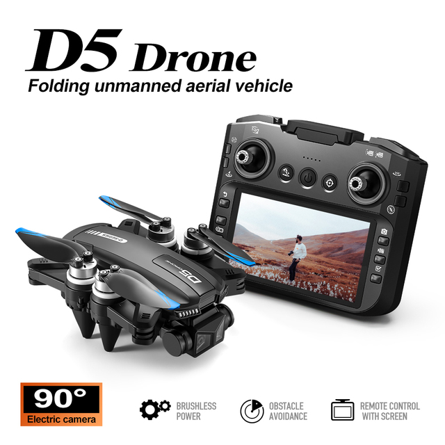 Professional Beginner Mini Portable Folding Plastic RC Quadcopter Drone 4K Gesture & App Control Dual Camera