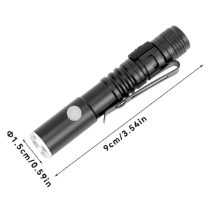 Có thể sạc lại Pocket Pen ánh sáng <span class=keywords><strong>UVA</strong></span> UVC tùy chỉnh Mini ngọn đuốc được xây dựng trong pin nhỏ Led đèn pin - Product Image 4