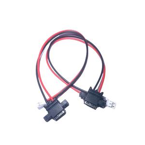 Connecteur femelle Type-C à 2 broches, câblé, conception droite, taille compacte, étanche ; bornes espacées de 2,0 mm. - Product Image 2