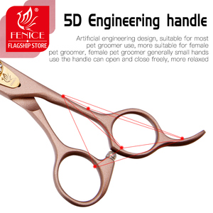 7 ''7.5 inch professional pet thinning Chunker Fenice scissors for dogs - Product Image 5