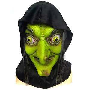 Máscara de Látex Realista de Bruja Anciana para Adultos, Disfraz de Cosplay de Terror para Halloween 2026, Modelo MS 2026 - Product Image 3