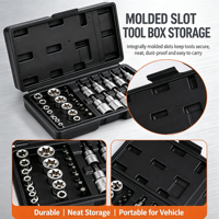 Jeu de douilles étoiles 29 pièces en acier CR-V, kit de clés à douilles Torx pour réparation automobile, outils manuels pour le retrait de vis
